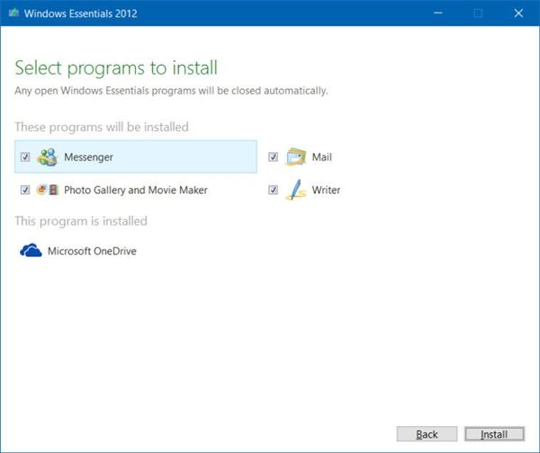 windows 软件包 2012