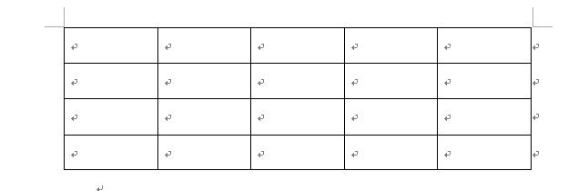 word2010中三线表格
