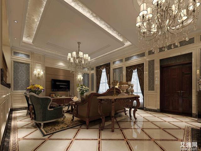 红色欧式新古典家具