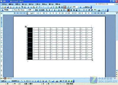 word里面的表格序列号