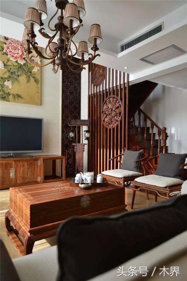 圆木缘红木家具