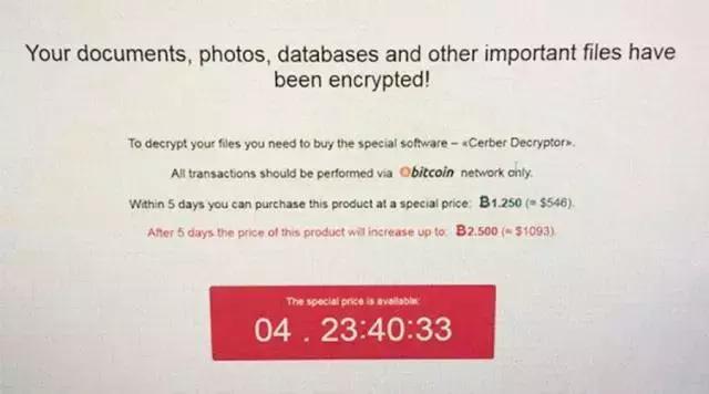 勒索软件金额
