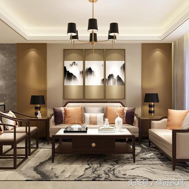 新中式家具搭配灯