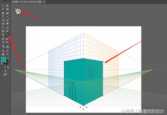 ai软件透视网格的使用方法