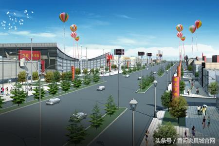 香河鑫亿隆家具城展厅的图片