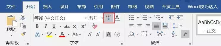 word 拼音文字