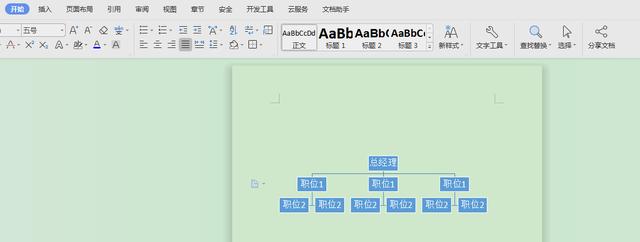 word2003组织结构图