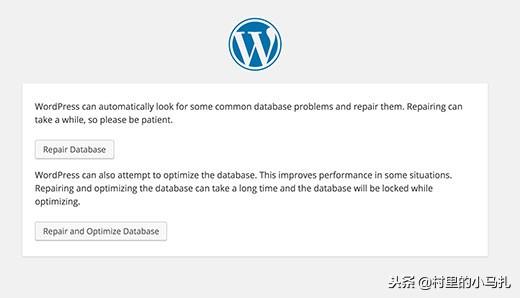 wordpress数据库错误
