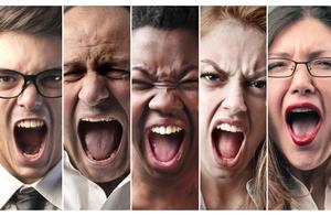 Anger can be conveyed, but cannot convey egoistica