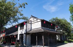 Jiangsu lowest moves ancient town, antique can riv