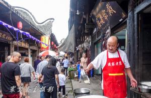 51 small long holidays walk into ancient town of Chongqing Lai beach, go seeking the Lai beach on th