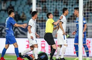 Sufficient assist cup erupt 1 act conflict: Su Ning is pushed by the other side after the shoot of 2