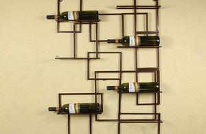 红酒瓶做家具 酒架尺寸格子的算法家具设计