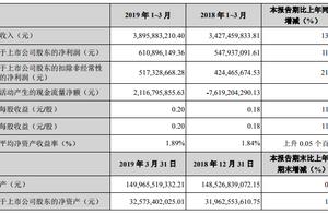 Financial market returns parent net profit first q