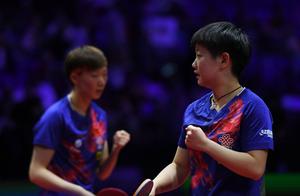 Ping-pong -- contest of world bright and beautiful: Sun Ying Sha / Wang Manyu promotes female double