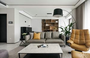 130 ㎡ are contemporary and contracted wind, brief and uncommon, ling Ran has model