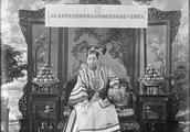 Exceed high-definition and precious old photograph: Empress dowager of happiness of kind of big clea