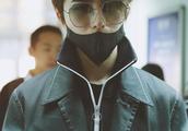 Newest road of airport of Cai Xukun Beijing reflects exposure fully, pure and fresh and handsome dus