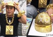 Vietnam gold elder brother buys hat of 4 jins of heavy gold again dazzle is rich, 260 diamond still
