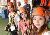 Qing Dynasty strides enthusiasm of amuse oneself of jungly leap accident tourist not to decrease a n
