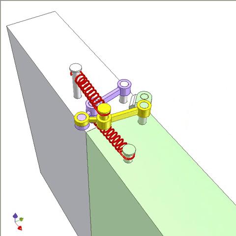 开关门机构动图,喜欢的可以关注我哟!持续 - 今