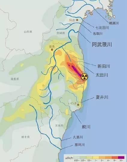 日本洋流核辐射图片