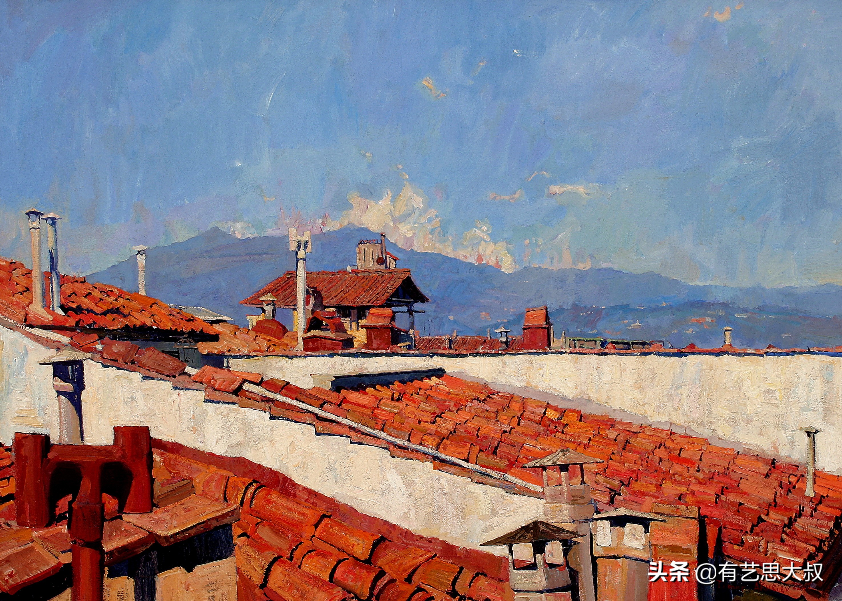 如何辨别冷色调和暖色调的油画作品?